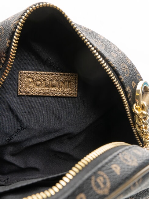 HERITAGE Runde Mini-Tasche mit Kette schwarze Bronze - Damentaschen