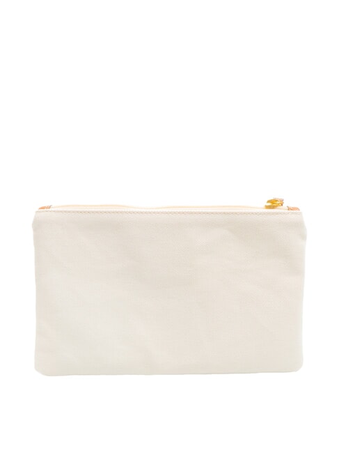 SORRENTO Clutch aus Canvas mit Manschette CREME - Damentaschen