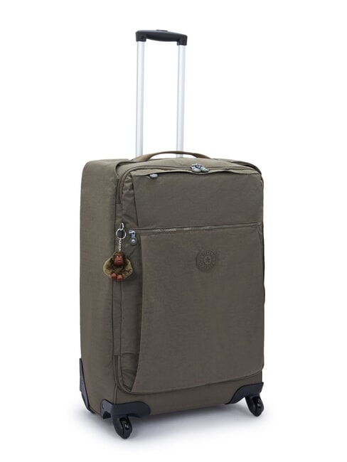 DARCEY M Halbstarrer Trolley mittlerer Größe Feld grün - Halbharte Trolleys