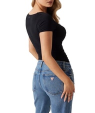 GUESS CHARLOTTE  T-Shirt mit tiefem Ausschnitt - T-Shirts und Tops für Damen