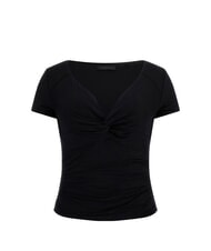 GUESS CHARLOTTE  T-Shirt mit tiefem Ausschnitt jetbla - T-Shirts und Tops für Damen - 4