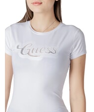 GUESS SS DOT LOGO R3  Kurzärmeliges T-Shirt purweiß - T-Shirts und Tops für Damen - 3