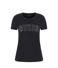 GUESS CN SS LOGO Kurzärmeliges T-Shirt jetbla - T-Shirts und Tops für Damen - 3