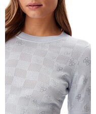 GUESS ROSIE 4G RN T-Shirt himmelhoch - T-Shirts und Tops für Damen - 3