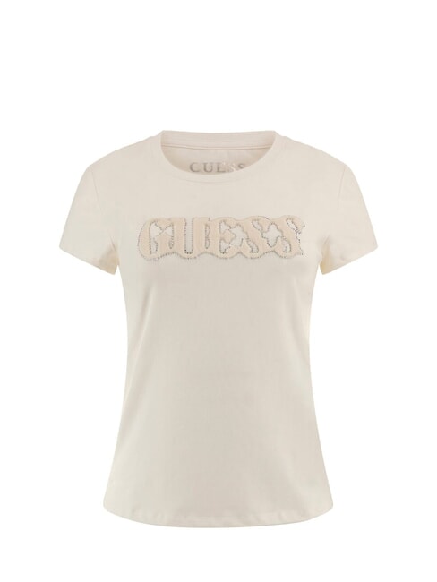 SS PONY HAIR R5 Baumwoll-T-Shirt cremwhi - T-Shirts und Tops für Damen