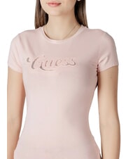 GUESS SS DOT LOGO R3  Kurz&auml;rmeliges T-Shirt rosa Perle - T-Shirts und Tops f&uuml;r Damen - 3
