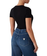 GUESS CN SS LOGO Kurz&auml;rmeliges T-Shirt jetbla - T-Shirts und Tops f&uuml;r Damen - 2