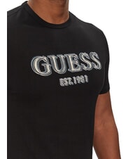 GUESS SS CN LOGO Baumwoll-T-Shirt jetbla - Herren-T-Shirts - 3