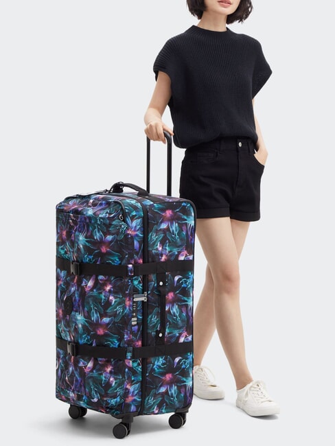 SPONTANEUS Mittlerer Trolley geisterhafte Orchidee - Halbharte Trolleys