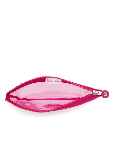 DUO POUCH L X BARBIE Zwei Reißverschlusstaschen Powerrosa transparent - Taschen und Accessoires für Kids