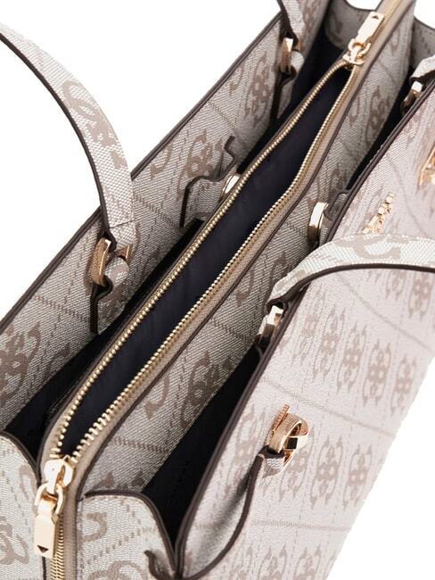 LORELEI Umhängetasche Logo in dunklem Taupe - Damentaschen