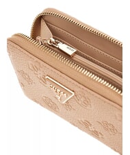 GUESS CRESIDIA  Mittelgroße Geldbörse mit umlaufendem Reißverschluss BEIGE - Brieftaschen Damen - 2