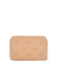 GUESS CRESIDIA  Mittelgroße Geldbörse mit umlaufendem Reißverschluss BEIGE - Brieftaschen Damen - 3