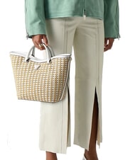 GUESS ATALIA  Handtasche, mit Schultergurt natürliches Weiß - Damentaschen - 4