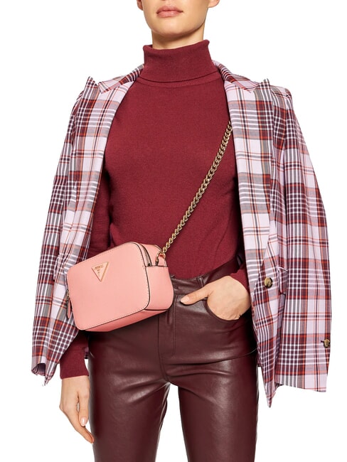 NOELLE Mini-Kameratasche mit Schultergurt Aprikose - Damentaschen