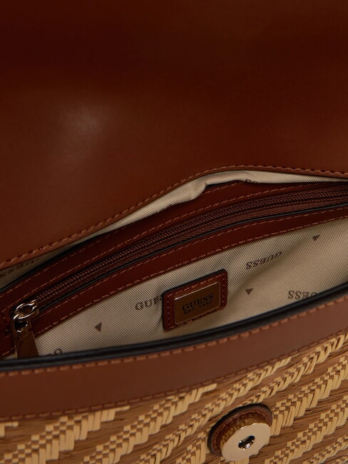 SIMONA  Umhängetasche natur / cognac - Damentaschen