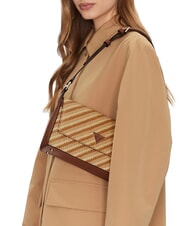 GUESS SIMONA  Umhängetasche natur / cognac - Damentaschen - 4