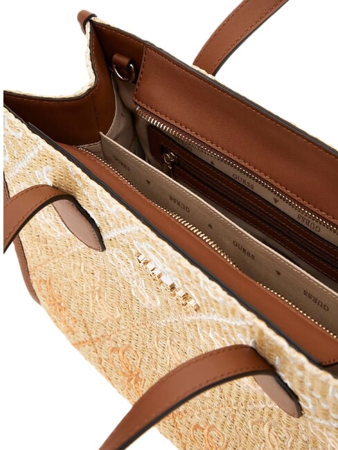 SILVANA Umhängetasche Cognac / Oliven - Damentaschen