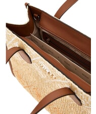 GUESS SILVANA Umhängetasche Cognac / Oliven - Damentaschen - 4