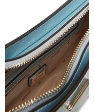 GUESS ARNELA  Umhängetasche puderblaues Logo - Damentaschen - 4