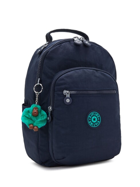 SEOUL SMALL Rucksack blau grüner Block - Rucksäcke für Schule &amp; Freizeit