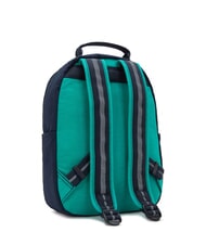 KIPLING SEOUL SMALL Rucksack blau grüner Block - Rucksäcke für Schule &amp; Freizeit - 4