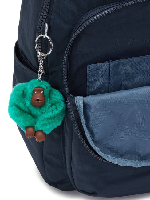 SEOUL SMALL Rucksack blau grüner Block - Rucksäcke für Schule &amp; Freizeit