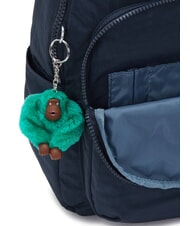 KIPLING SEOUL SMALL Rucksack blau grüner Block - Rucksäcke für Schule &amp; Freizeit - 6