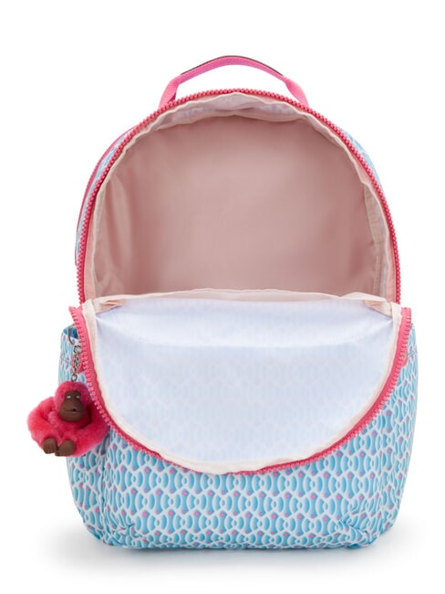 SEOUL COLLEGE Rucksack mit 15"-Laptopfach verträumte Geo-Kombination - Rucksäcke für Schule &amp; Freizeit