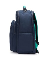 KIPLING SEOUL Rucksack mit 15"-Laptopfach blau grüner Block - Rucksäcke für Schule &amp; Freizeit - 3