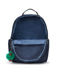KIPLING SEOUL Rucksack mit 15"-Laptopfach blau grüner Block - Rucksäcke für Schule &amp; Freizeit - 7