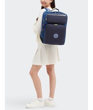 KIPLING SCOTTY Großer Rucksack für 15" PC fantasie blau block - Rucksäcke für Schule &amp; Freizeit - 6