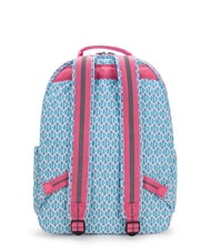 KIPLING SEOUL LAP Rucksack mit 15"-Laptopfach verträumte Geo-Kombination - Rucksäcke für Schule &amp; Freizeit - 4