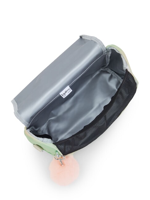 NEW KICHIROU Lunchtasche mit Schultergurt zartes Grün metallic - Taschen und Accessoires für Kids