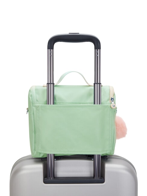 NEW KICHIROU Lunchtasche mit Schultergurt zartes Grün metallic - Taschen und Accessoires für Kids