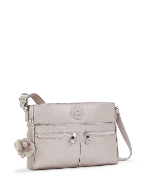 NEW ANGIE Umhängetasche mit mehreren Taschen Metallglühen - Damentaschen