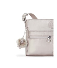 KIPLING NEW ANGIE Umhängetasche mit mehreren Taschen Metallglühen - Damentaschen - 4
