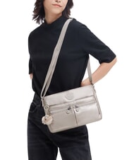 KIPLING NEW ANGIE Umhängetasche mit mehreren Taschen Metallglühen - Damentaschen - 6
