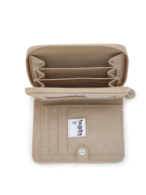 MONEY LOVE Mittlere Geldbörse charakteristisches Beige mit Prägung - Brieftaschen Damen