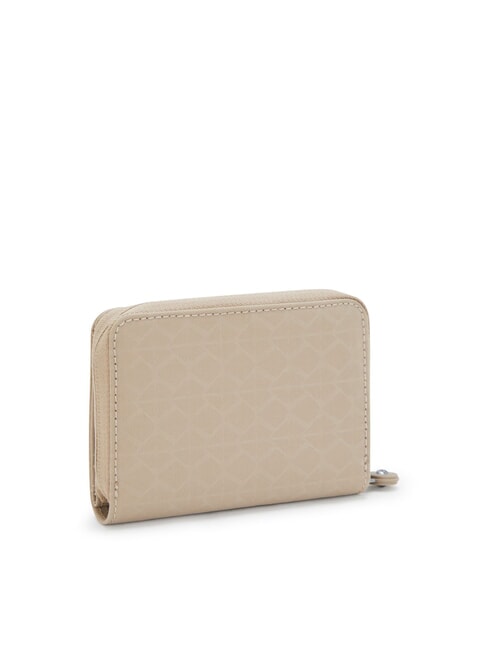 MONEY LOVE Mittlere Geldbörse charakteristisches Beige mit Prägung - Brieftaschen Damen