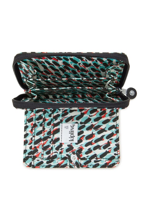 MONEY LOVE Mittlere Brieftasche abstrakter Druck - Brieftaschen Damen