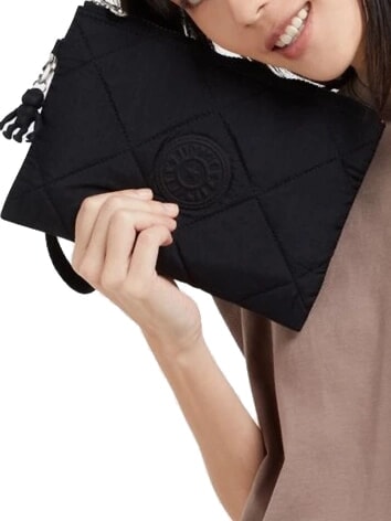 FANCY Clutch mit Manschette kosmische schwarze Steppdecke - Damentaschen