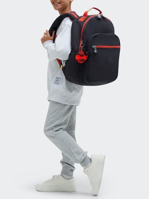 BOLD SEOUL LAP Rucksack mit 15"-Laptopfach Reißverschluss mit Eisen-Finish - Rucksäcke für Schule &amp; Freizeit
