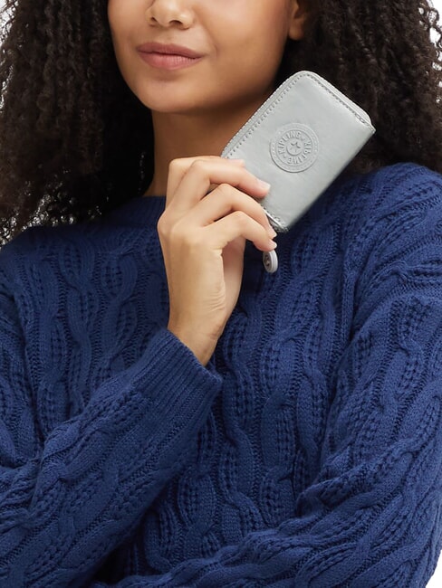 CASH BUDDY Münzbörse mit Rundum-Reißverschluss neu hell metallic - Brieftaschen Damen