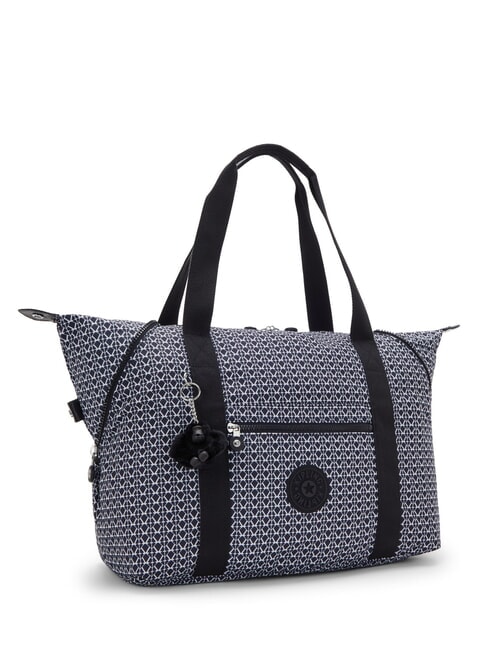 ART Große Umhängetasche Signatur-Druck - Damentaschen