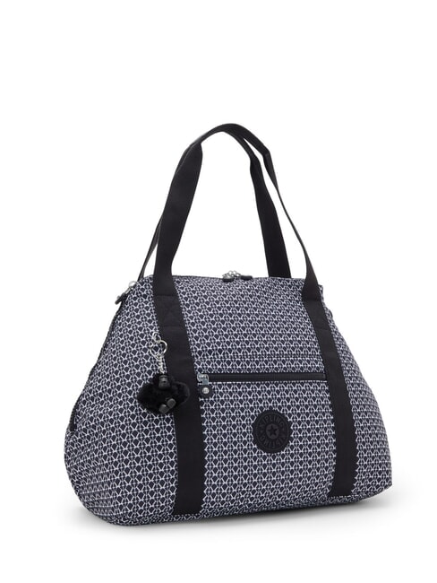 ART Große Umhängetasche Signatur-Druck - Damentaschen