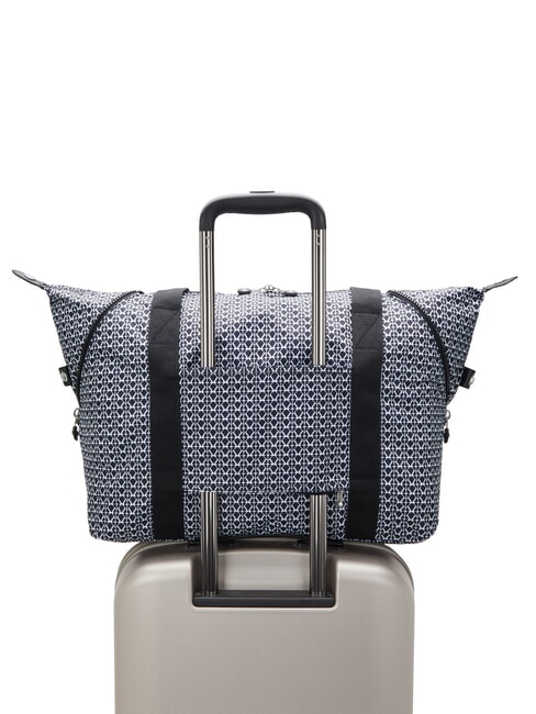 ART Große Umhängetasche Signatur-Druck - Damentaschen