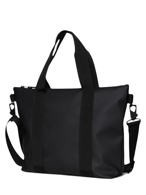 TOTE BAG Umh&auml;ngetasche, mit Schultergurt Schwarz - Damentaschen
