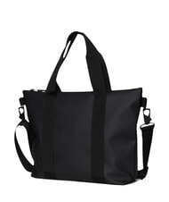 RAINS TOTE BAG Umh&auml;ngetasche, mit Schultergurt Schwarz - Damentaschen - 2