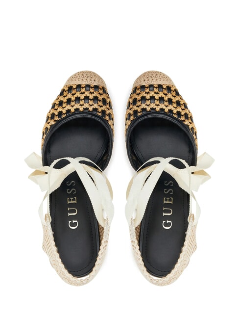 CYRENAM  Hohe Espadrilles-Sandalen SCHWARZ - Damenschuhe